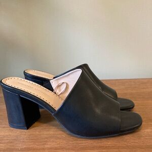 Adrienne Vittadini Black Block Heels